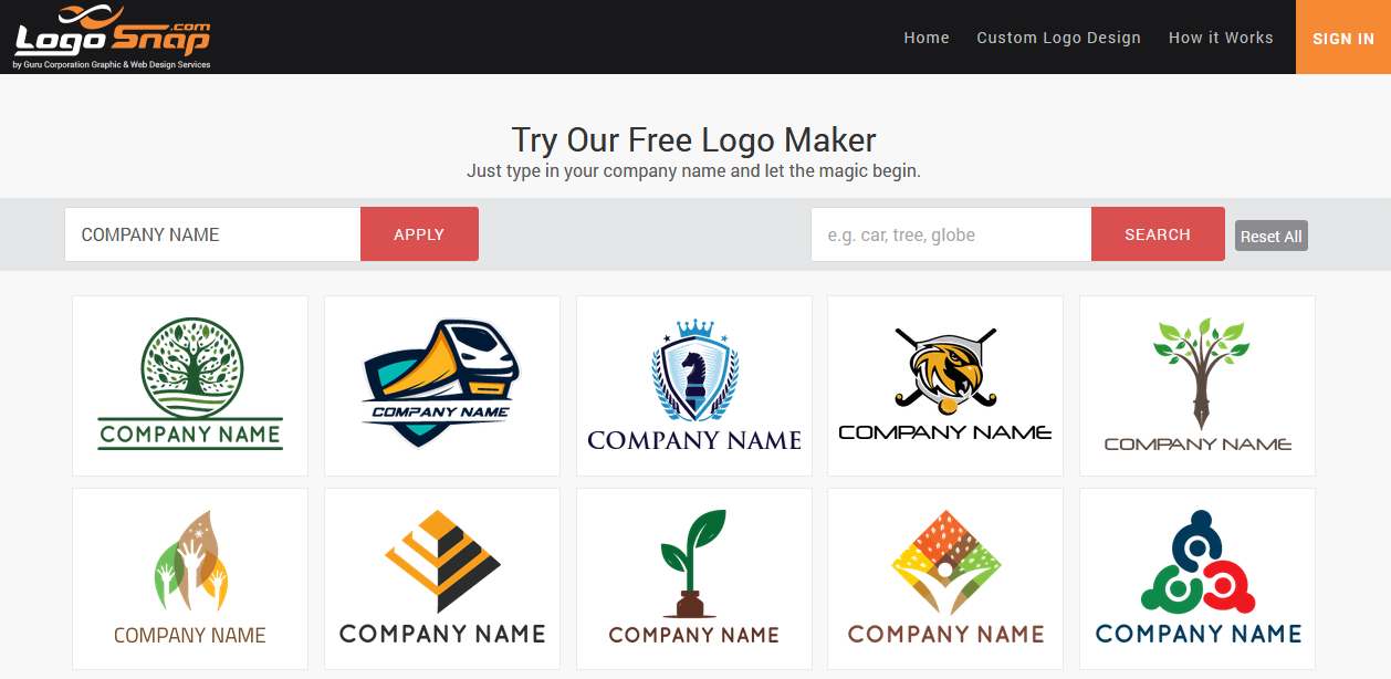 thiết kế logo online miễn phí dễ dàng