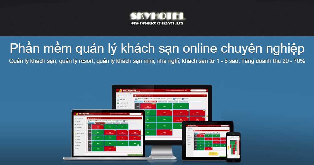 Phần mềm quản lý khách sạn Sky Hotel