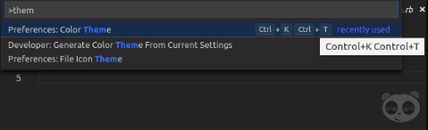 Visual Studio Code Theme Store