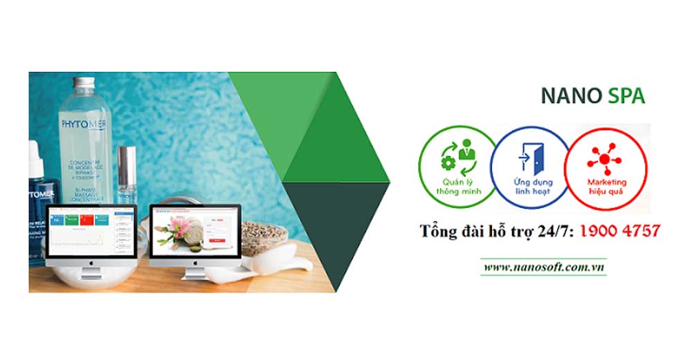 Phần mềm quản lý và chăm sóc khách hàng Nano Spa