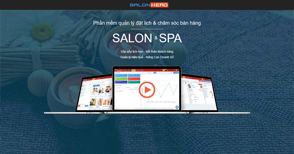 Phần mềm quản lý miễn phí SalonHero được đánh giá cao và ứng dụng nhiều