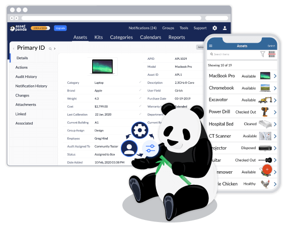 Phần mềm quản lý tài sản Asset Panda