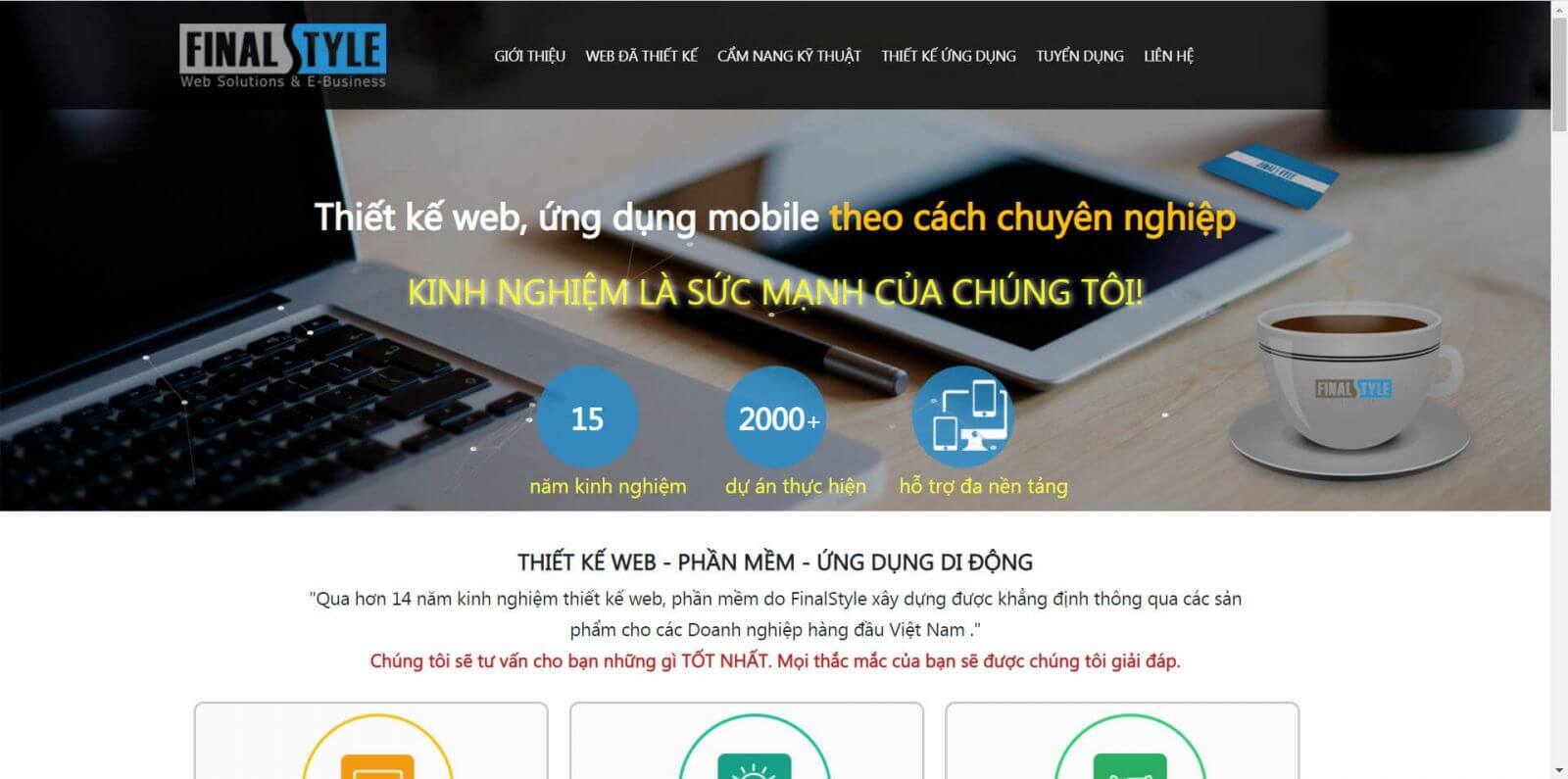 cong ty thiet ke website cao cap final style