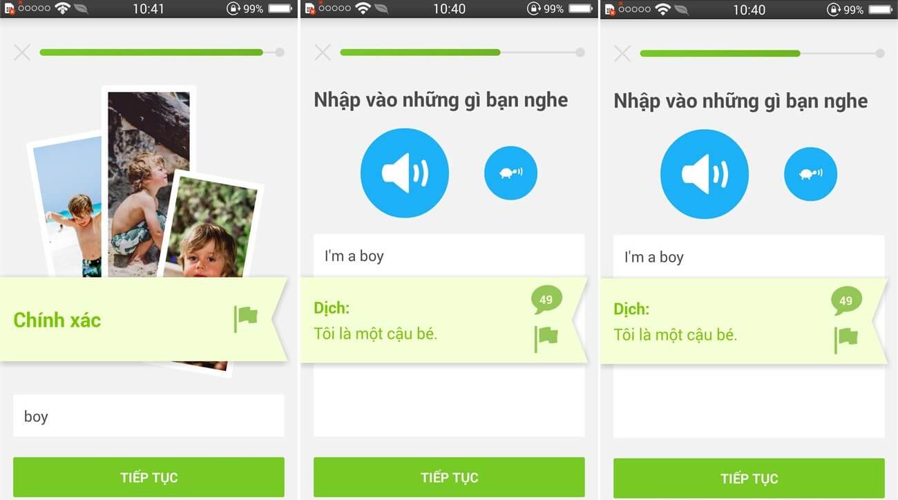 Ứng dụng Duolingo