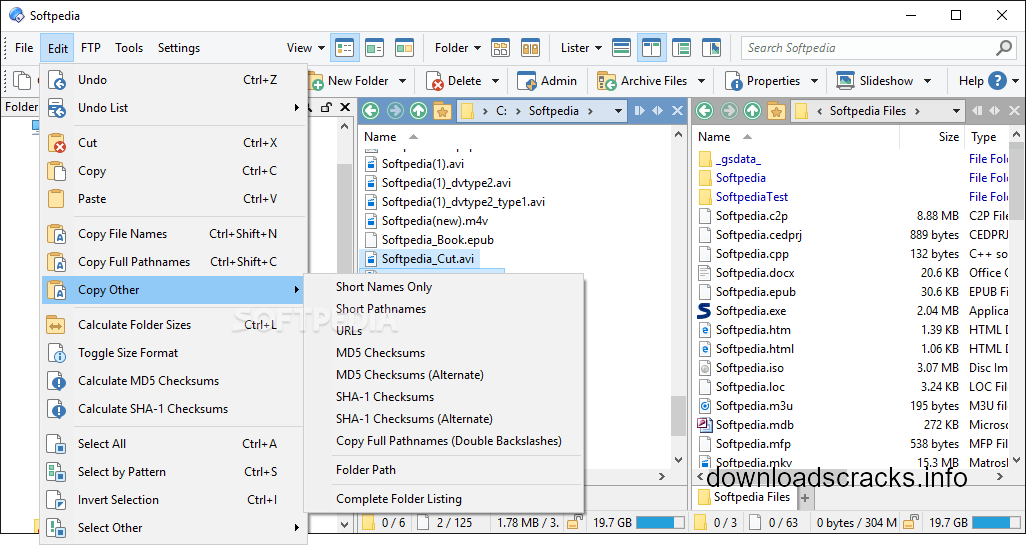 Phần mềm quản lý file Directory Opus