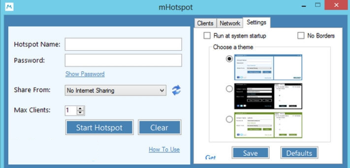 phần mềm phát wifi MHotspot
