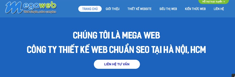 megaweb - thiết kế website Bến tre chuyên nghiệp