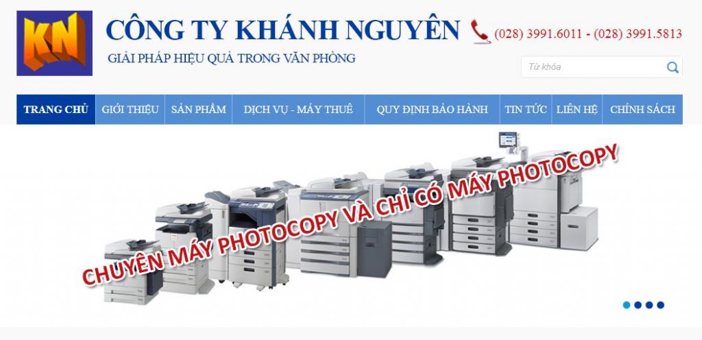 Cho thuê máy photocopy Khánh Nguyên