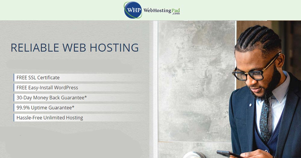 WebHostingPad- Webs hosting đáng tin cậy và đơn giản