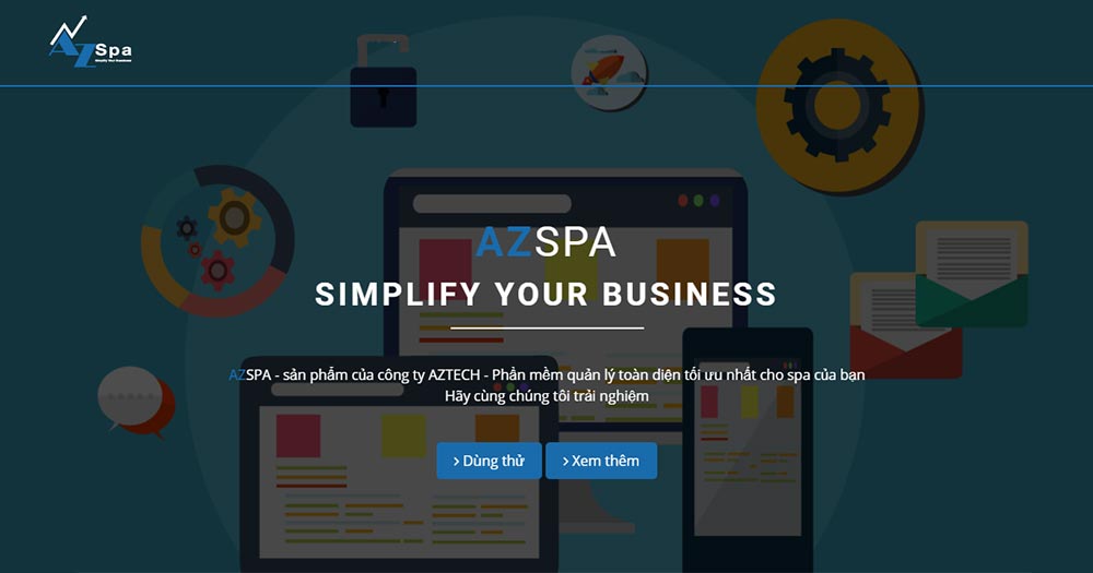 Phần mềm quản lý Spa AZ Spa