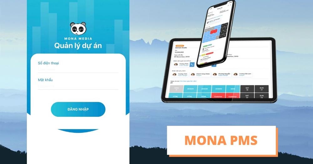 Mona PMS- Phần mềm quản lý nhân sự kết hợp công việc
