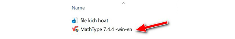chọn file MathType