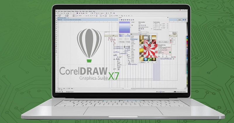 yêu cầu cấu hình cài đặt tính năng của Corel Draw X7