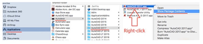 cài font AutoCAD cho máy Mac