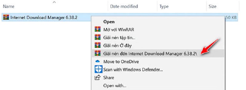tải file về máy và tiến hành giải nén để lấy bộ cài đặt