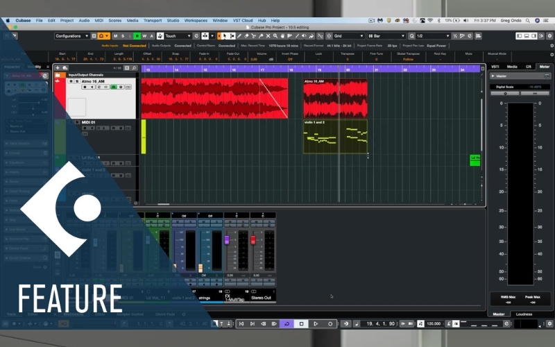 các tính năng nổi bật của phần mềm Cubase 10 Pro