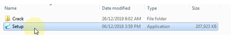 chạy file Setup.exe để khởi động trình cài đặt