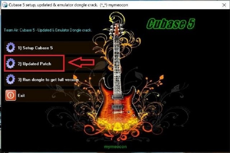 nhấn Updated Patch
