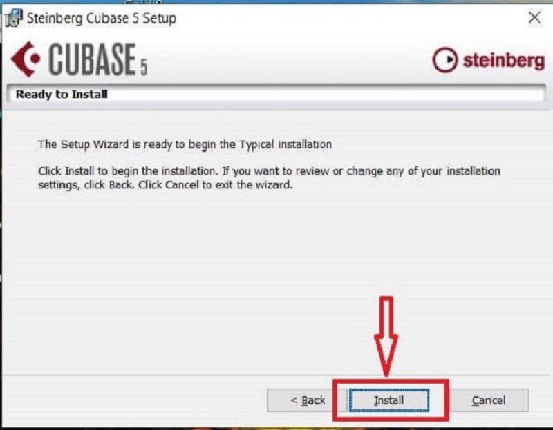 nhấn Install 