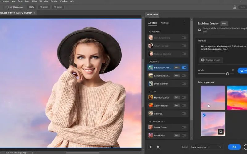 ứng dụng công nghệ trí tuệ nhân tạo Adobe Sensei