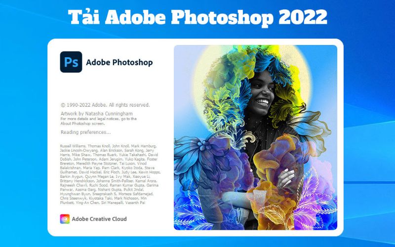 yêu cầu cấu hình máy tính để cài đặt Photoshop 2022