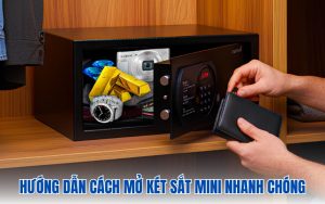 cách mở két sắt mini