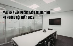 mẫu ghế văn phòng màu trung tính